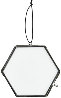 Ramka wisząca na zdjęcia Roz 14x12 cm czarna – obraz-1