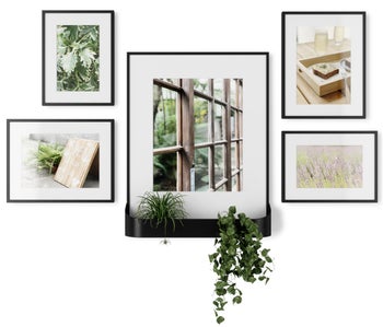 Ramki na zdjęcia 5-Set metalowe czarne – obraz-1