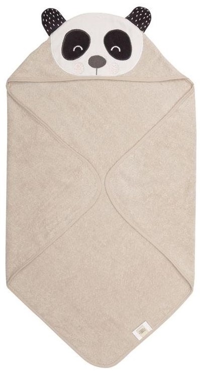 Ręcznik dziecięcy bawełniany szary 80x80 cm – obraz-1