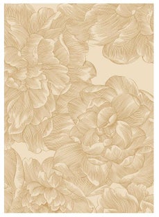 Ręcznik kuchenny Modern Rose 50x70 cm złoty – obraz-1