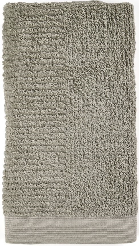 Ręcznik łazienkowy bawełniany zielony 50x100 cm – obraz-1