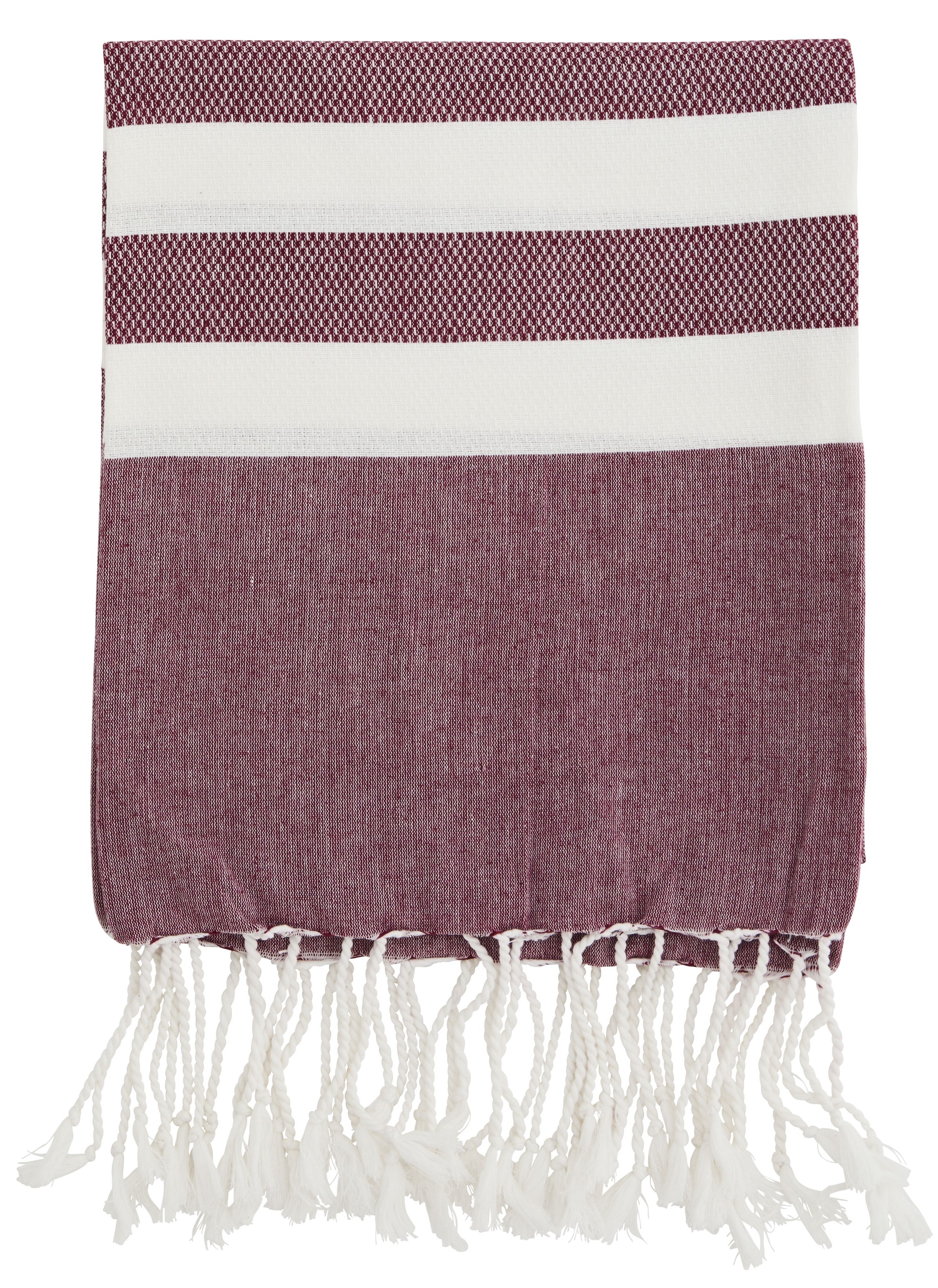 Ręcznik kąpielowy Elen 100x180 cm odcienie fioletu – obraz-1
