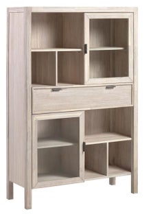 Witryna drewniana 166x110x40 cm – obraz-1