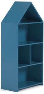 Regał niebieski domek 105x50x26 cm – obraz-1