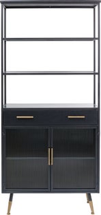 Regał La Gomera 92x200 cm grafitowy – grafika-1.