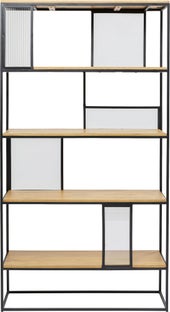 Hylla Rea - Öppen Bokhylla i Trä, 190x100cm – bild-1.