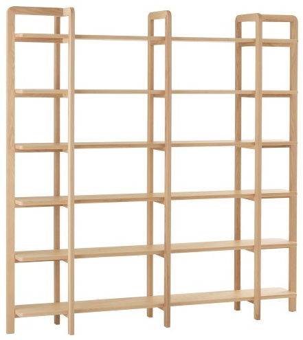 Regał Scandinav 200x200 cm drewniany – obraz-1