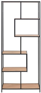 Regał Seaford Asymmetric 77x185 cm wild oak – obraz-1