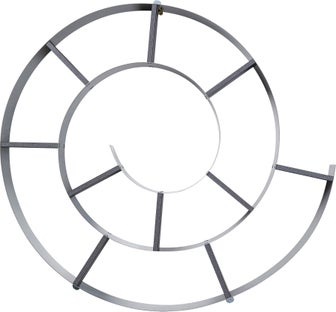 Vägghylla Snail - Hylla Silver/Grå – bild-1.