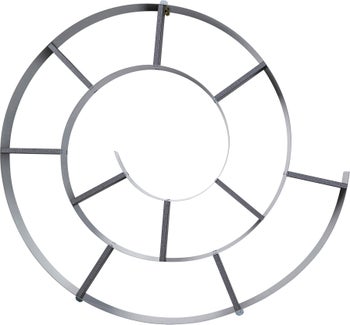 produkt: Vägghylla Snail - Hylla Silver/Grå.