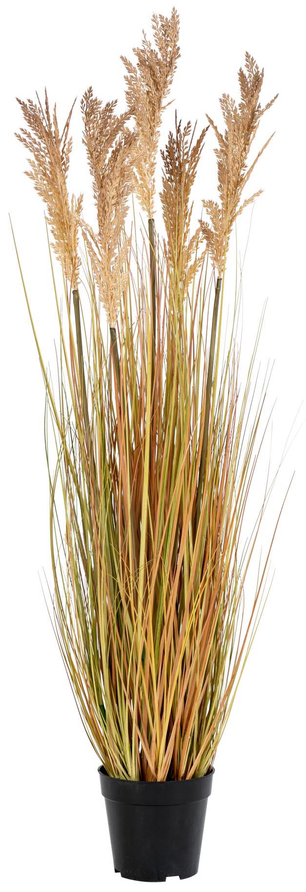 Roślina sztuczna trawa dekoracyjna beżowa 110 cm – grafika-1.
