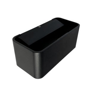 Kinkiet LED Saturn z matowego czarnego metalu do oświetlenia ogrodowego – grafika-1.