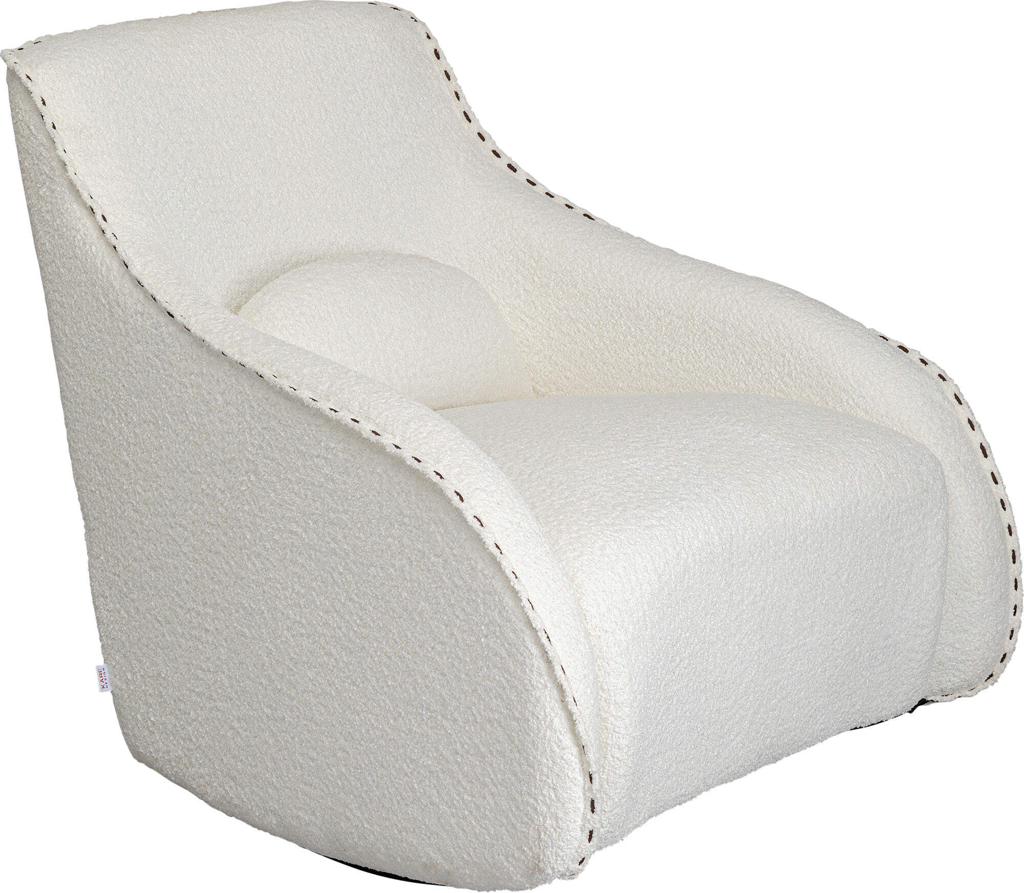 Gungfåtölj Ritmo - Boucle Cream – bild-1.