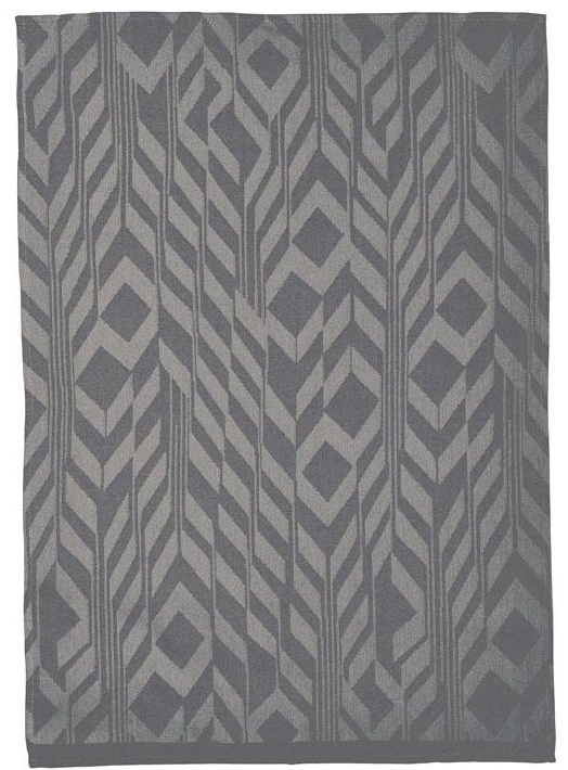 Ściereczka Deco Feathers 50x70 cm szara – obraz-1