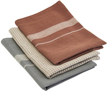 Ściereczki kuchenne 3-set bawełniane kolorowe 70x50 cm – obraz-1