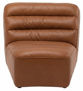 Soffmodul Modi Curl - Cognac, 80 cm – bild-1.