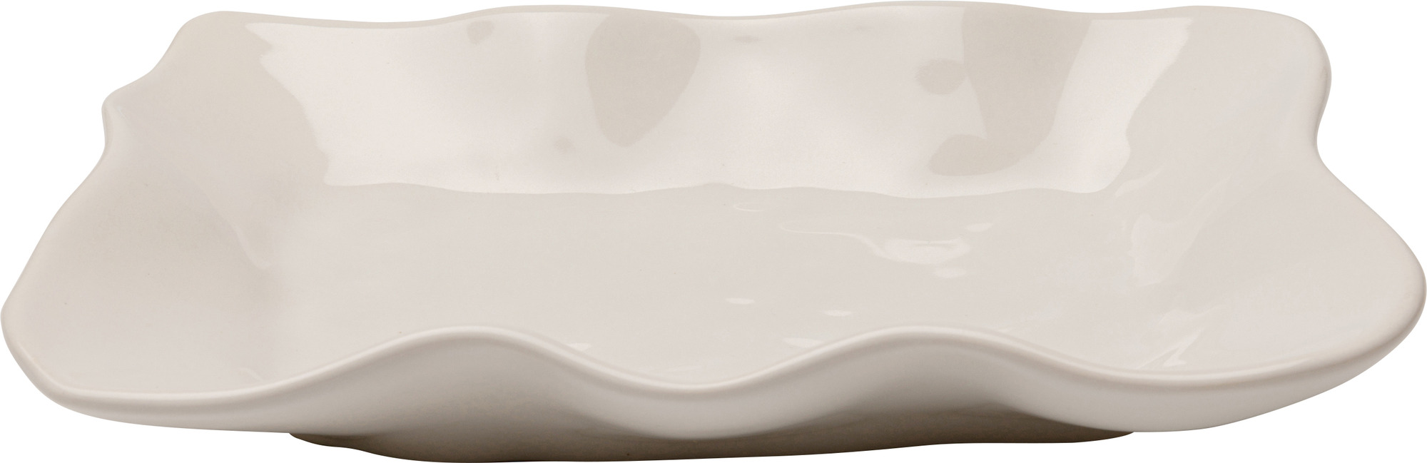 Serveringsfat Organic krem 17x26 cm – bilde-1.