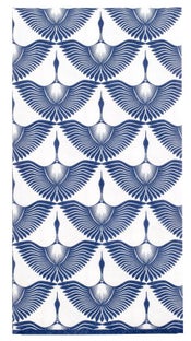 Serwetki papierowe 16-set białe w niebieski wzór 40x40 cm – obraz-1