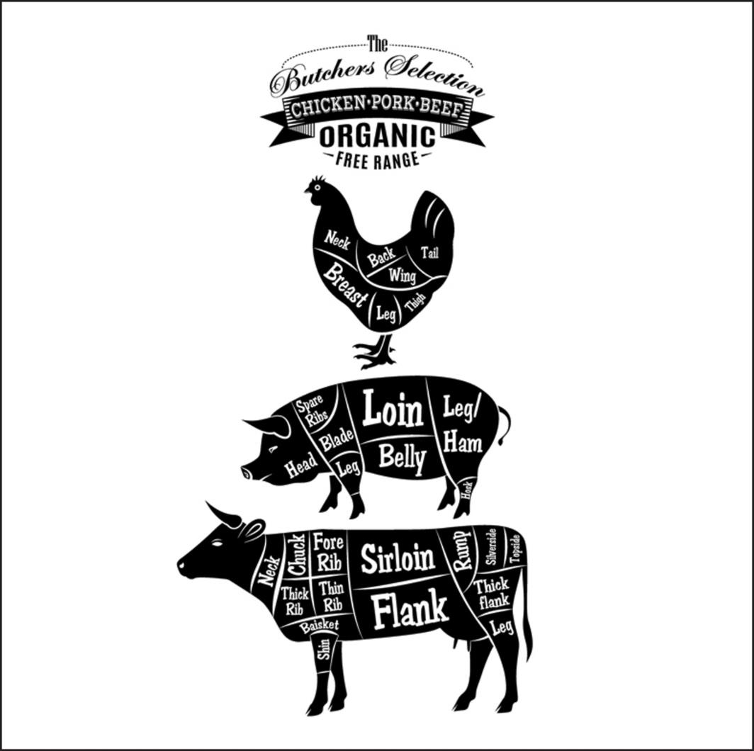 Serwetki papierowe 20-set białe w czarny wzór 33x33 cm – obraz-1