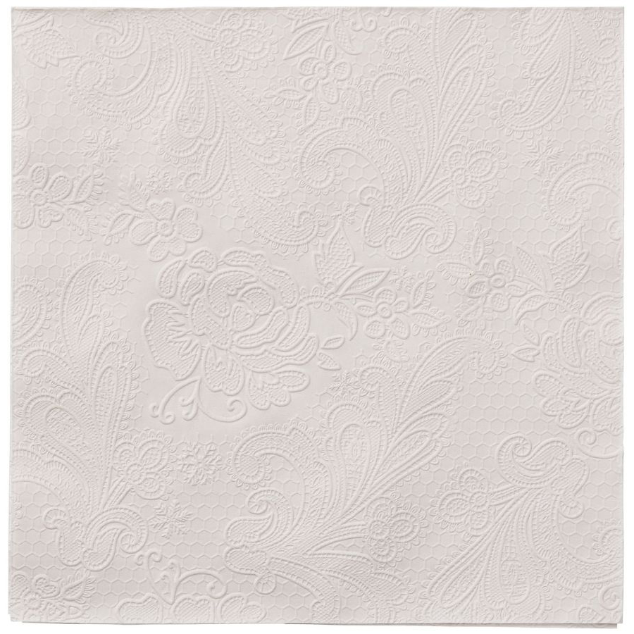 Serwetki papierowe 15-set różowe w kwiecisty wzór 33x33 cm – obraz-1