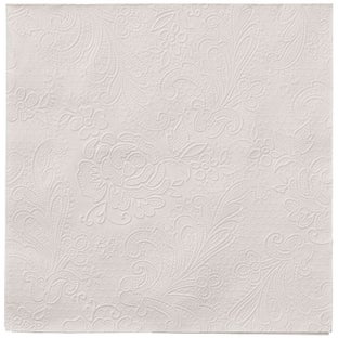 Serwetki papierowe 15-set różowe w kwiecisty wzór 33x33 cm – obraz-1