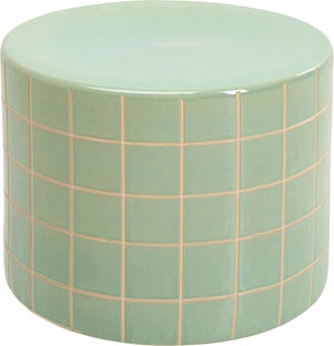 Stolik Pomocniczy Bliss Tile Zielony Ø42cm – obraz-1