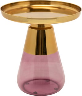Pomoćni stolić Bottiglia Gold Purple Ø50cm – slika-1.