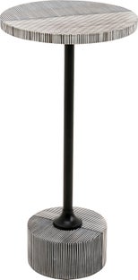Mesa auxiliar Domero Double Negro Ø25cm – Imagen-1.
