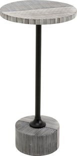 Šoninis staliukas Domero Double Black Ø25cm – paveikslėlis-1.