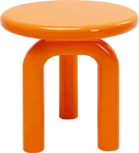 Stolik pomocniczy Eliano Ø50cm pomarańczowy – obraz-1