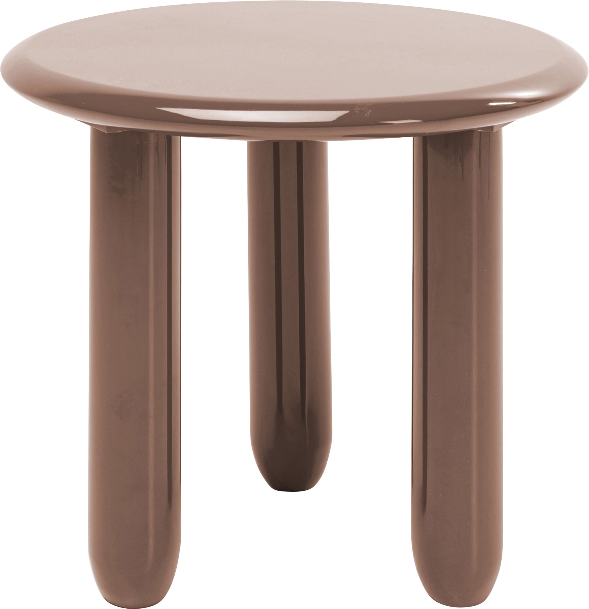 Stolik pomocniczy Eliano Ø50cm czerwony – obraz-1