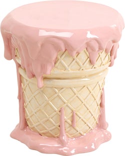 Pink Ice Cream Lerakóasztal Ø37cm – kép-1.