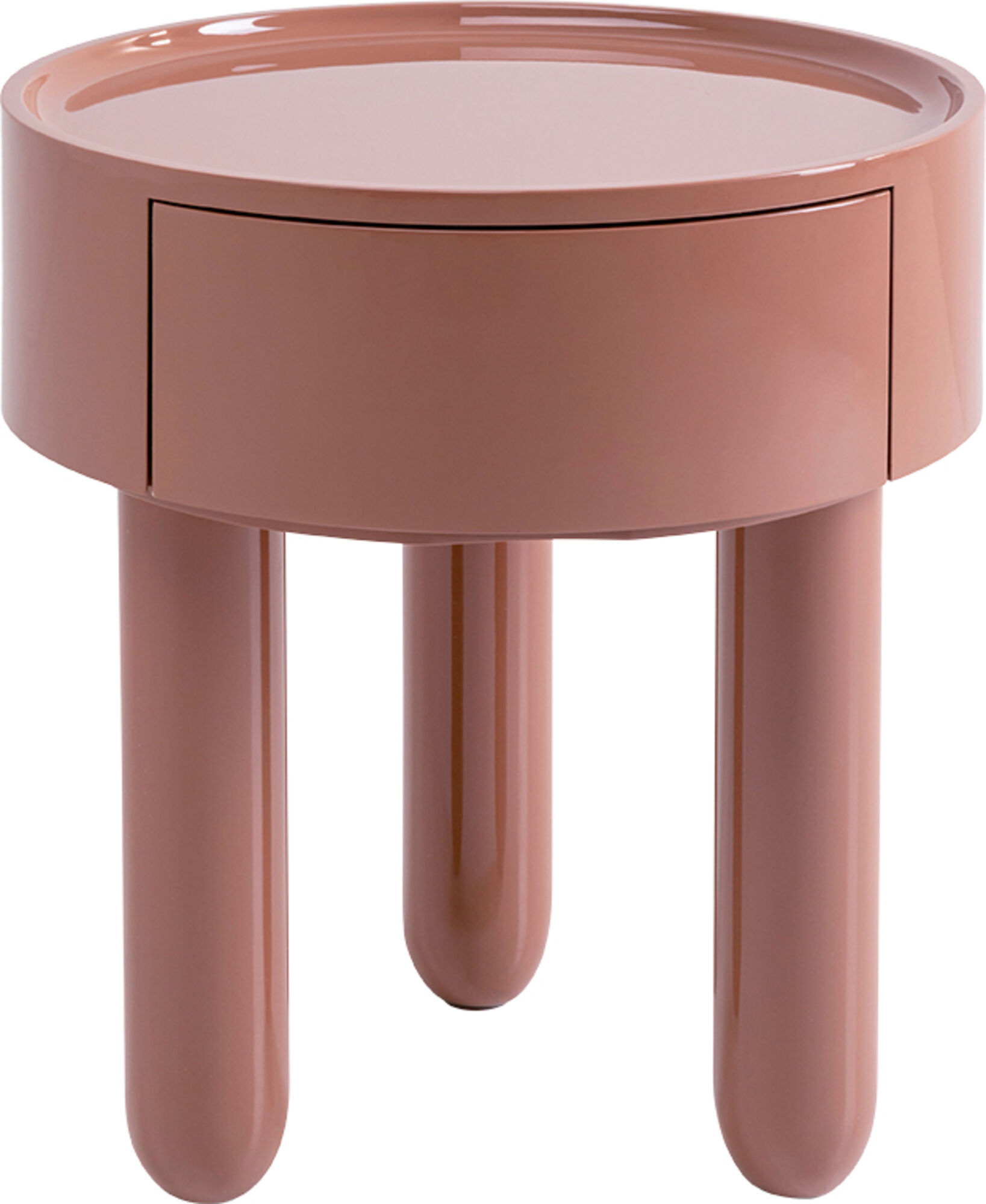 Stolik pomocniczy Lolly Mocha Mousse 45x51cm – obraz-1