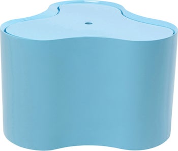 Világoskék Lotus Lerakóasztal 30cm – kép-1.