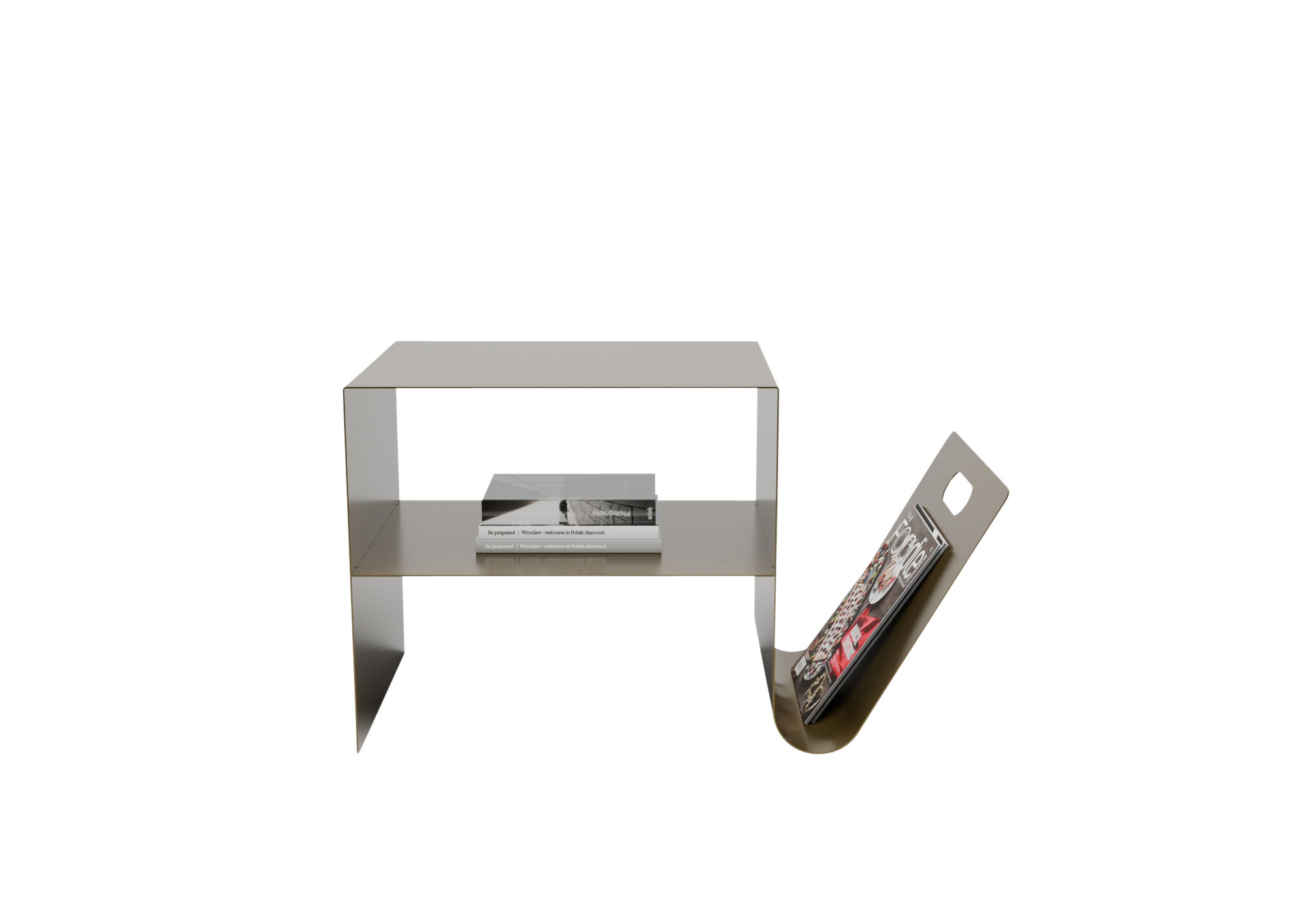 Šoninis staliukas Lounge News Bronze – paveikslėlis-1.