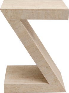 Mesa Auxiliar Luxury Z Travertino – Imagen-1.