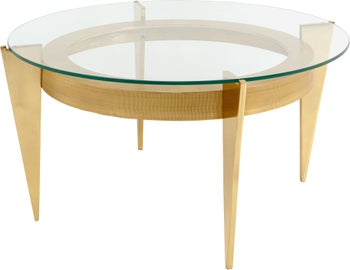 Mesita auxiliar Nino Gold Ø77cm – Imagen-1.