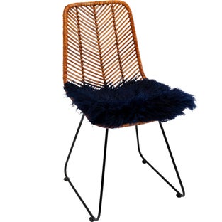 Lambskin Blue lampaantalja sininen 40x40cm – kuva-1.