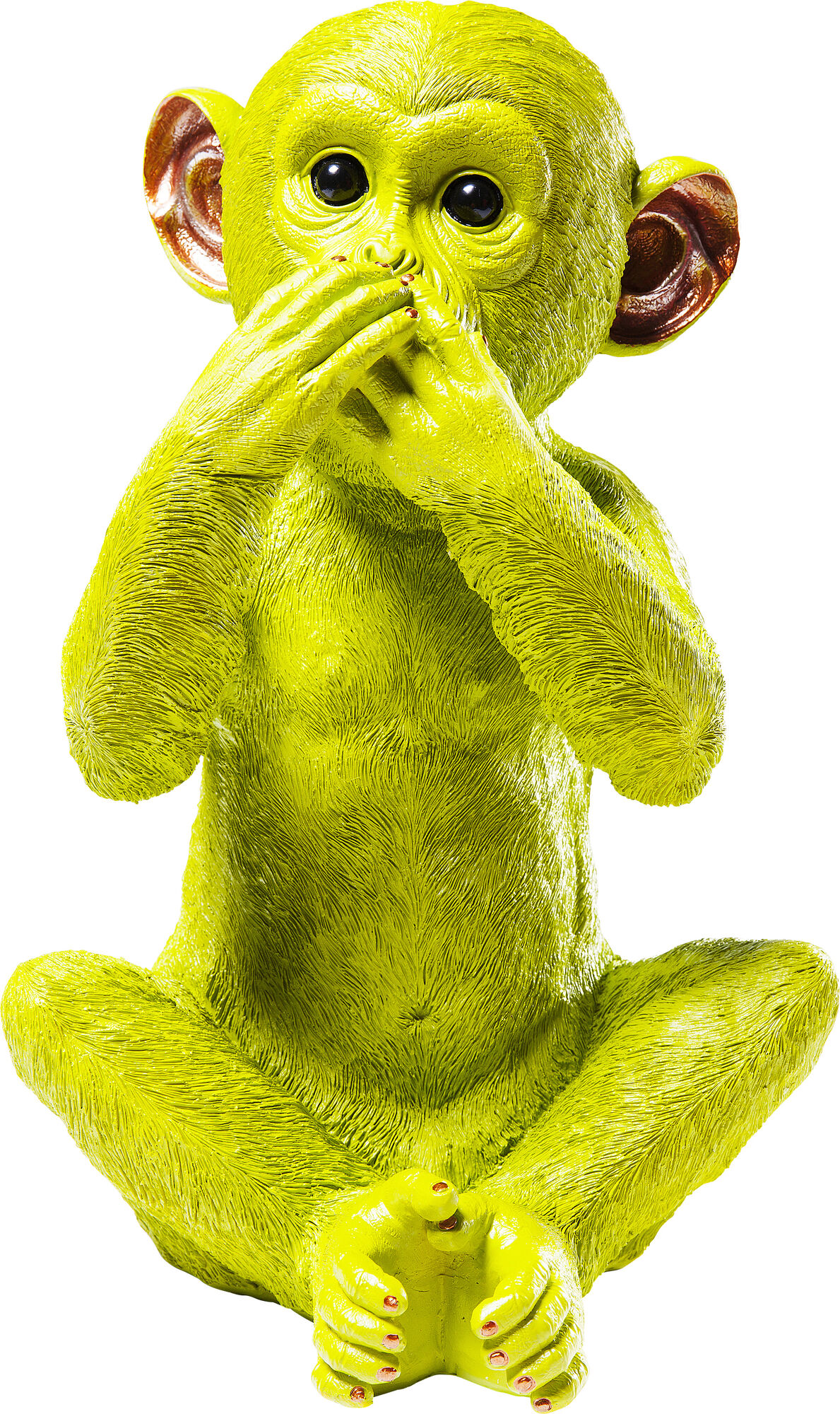 Money Box Monkey Iwazaru Lime – billede-1.