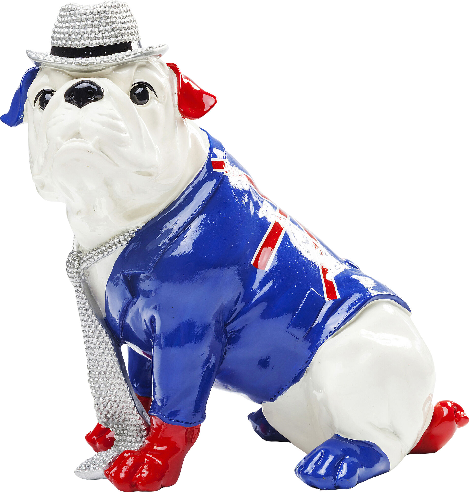 Skarbonka Mops 30x30 cm kolorowa – obraz-1