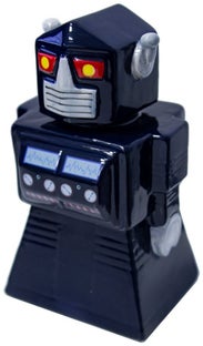 Skarbonka Robot 10x17 cm czarna – grafika-1.