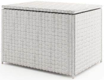 Skrzynia ogrodowa Scatola 100x74 cm biała – obraz-1