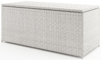 Skrzynia ogrodowa Scatola 160x74 cm biała – obraz-1