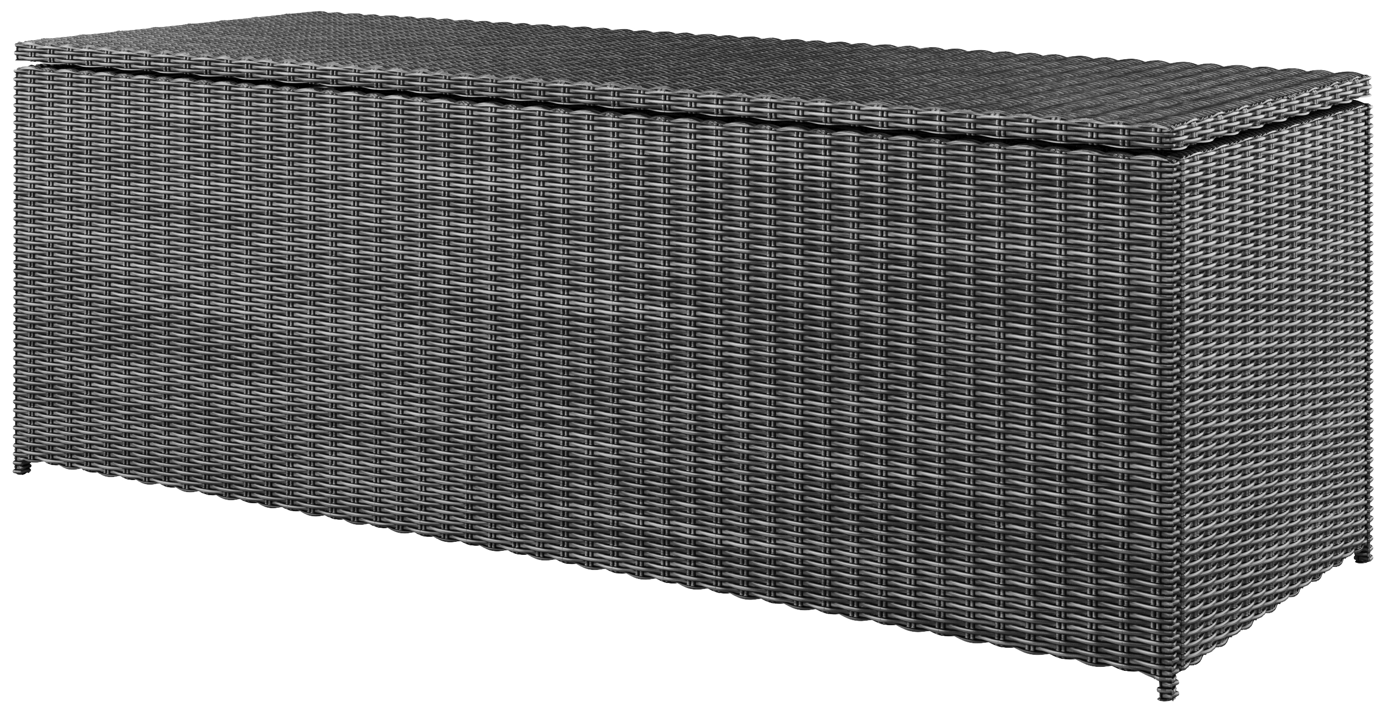 Skrzynia ogrodowa Scatola 200x74 cm szara – obraz-1