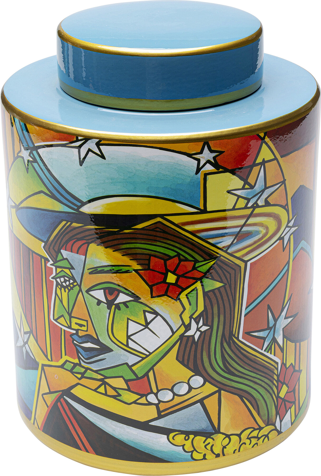 Stiklinis indas su dangteliu Graffiti Art 27 – paveikslėlis-1.