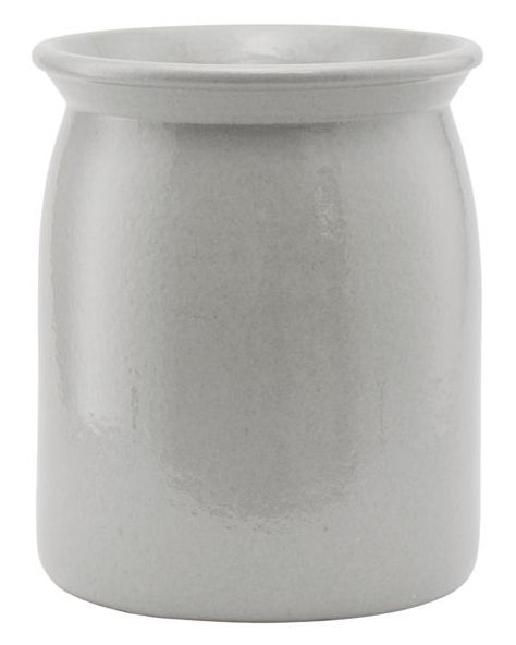 Słoik dekoracyjny Shellish ∅20x24 cm szary – obraz-1