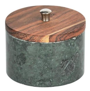 Słoik ∅10xH8 cm zielony – obraz-1