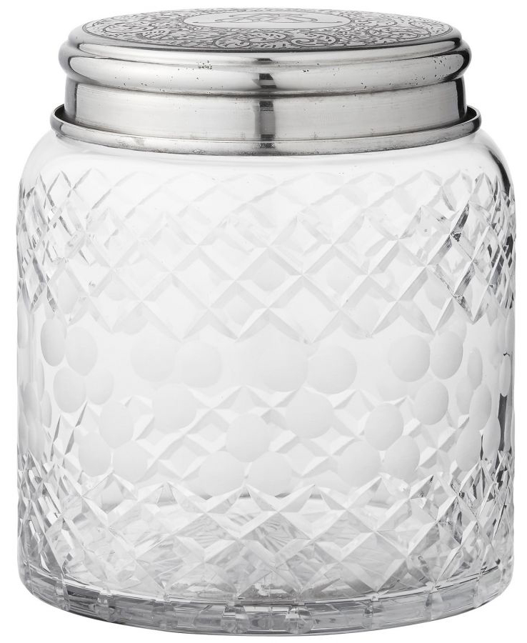 Słoik z pokrywką Prestia Ø11x13 cm transparentny – obraz-1