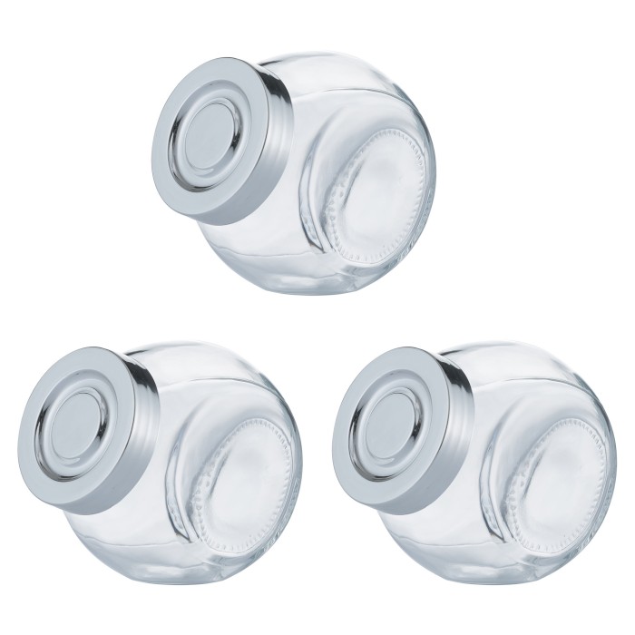 Słoiki na przyprawy 200 ml (2-set) transparentne – obraz-1