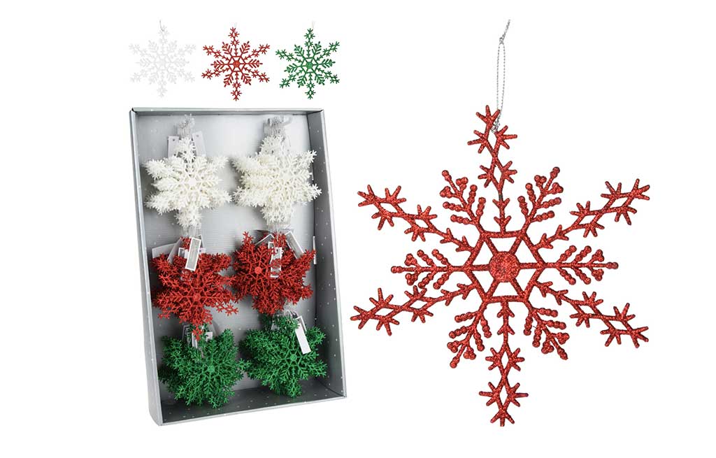 Снежинка за окачване 15см – изображение-1